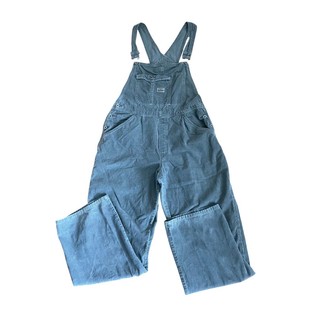 Old Navy Olive/Grey Overalls Women XL #0374